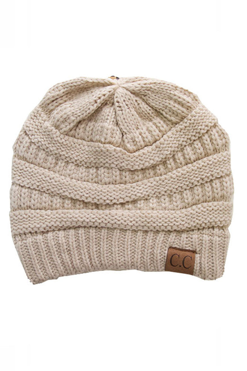 C.C. Beige Beanie