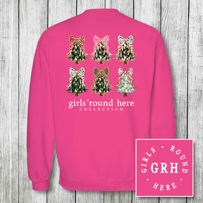 Girls 'Round Here Christmas Tree Bows