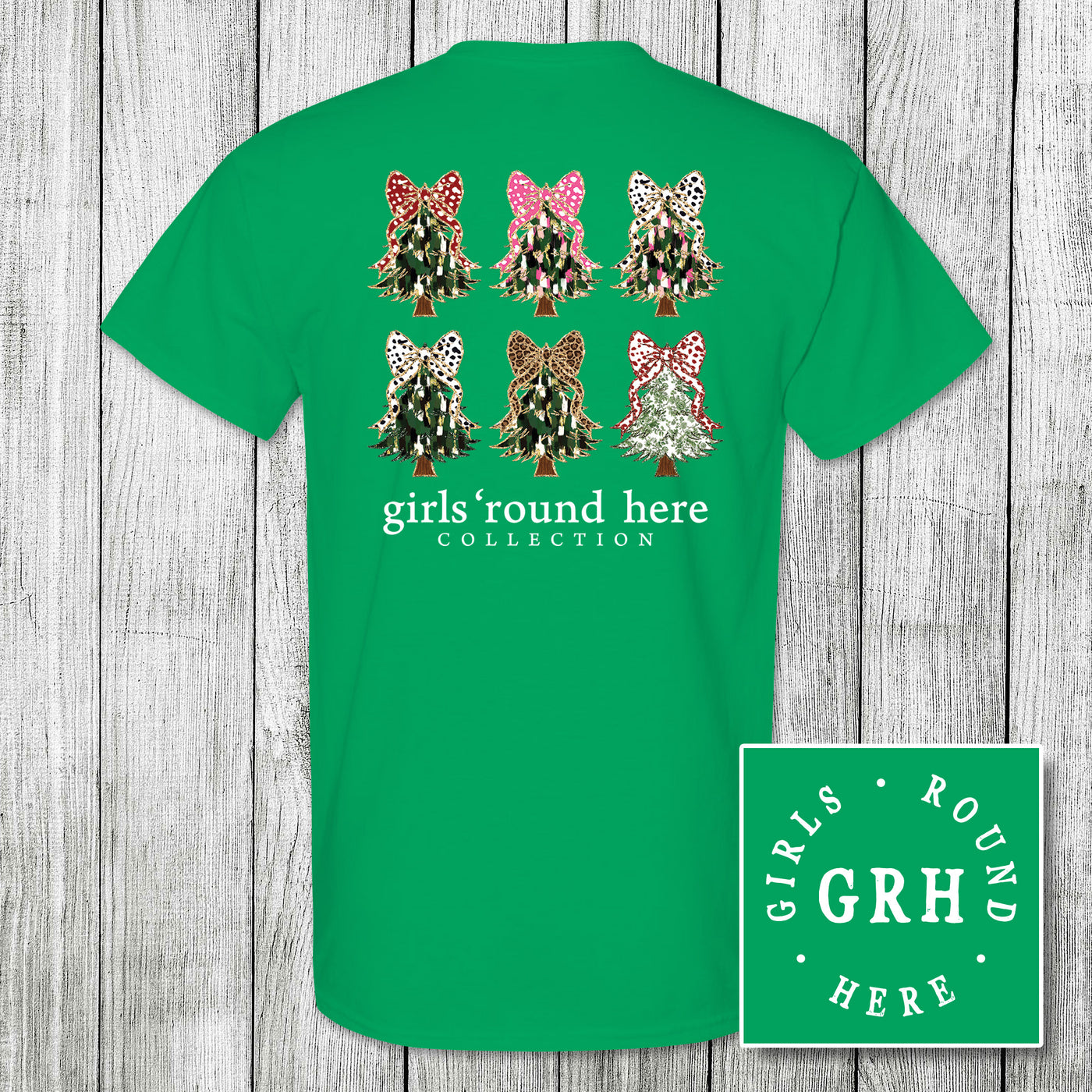 Girls 'Round Here Christmas Tree Bows