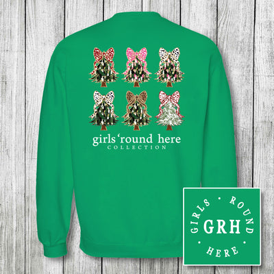 Girls 'Round Here Christmas Tree Bows