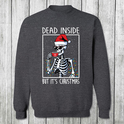 Daydream Tees Dead Inside But It's Christmas