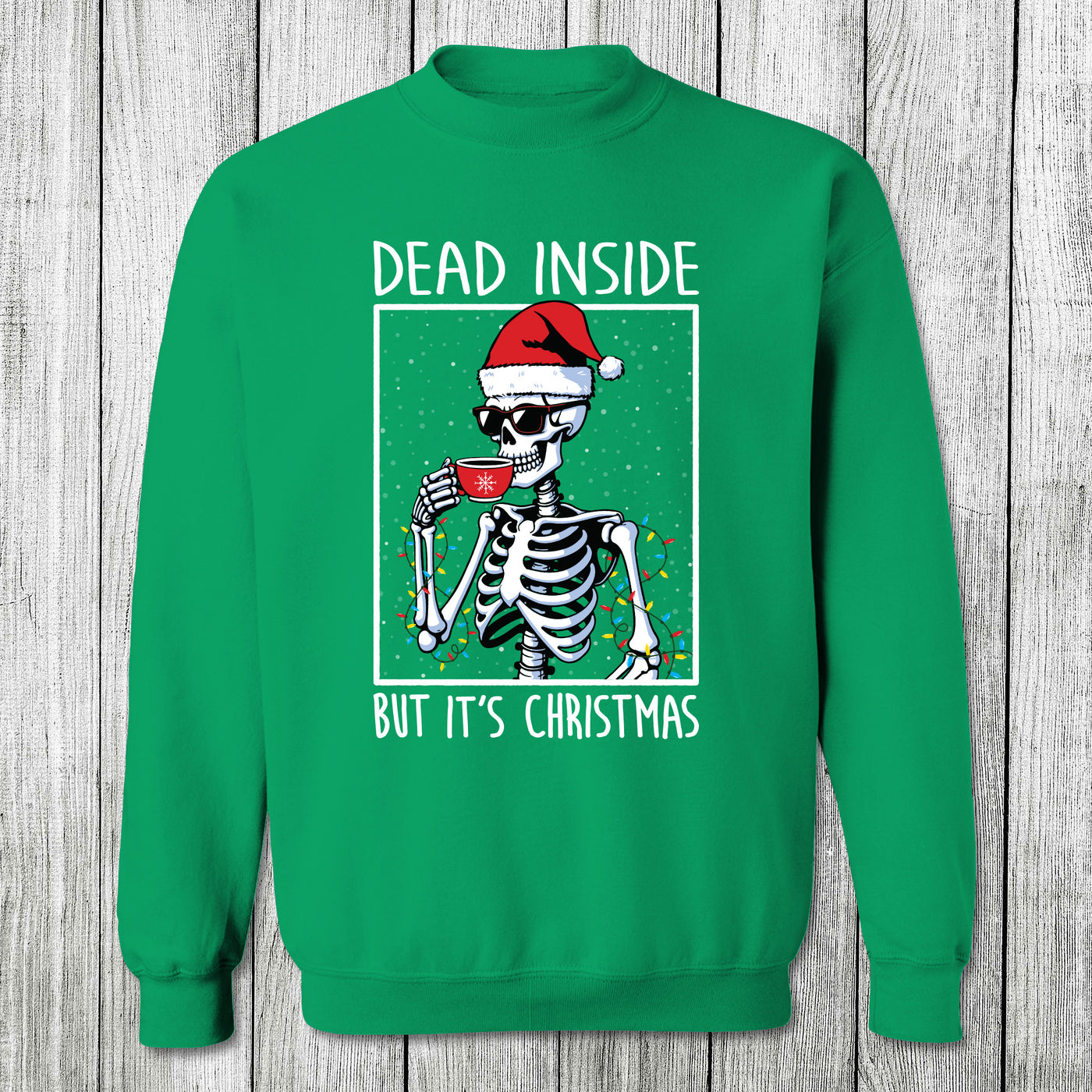 Daydream Tees Dead Inside But It's Christmas