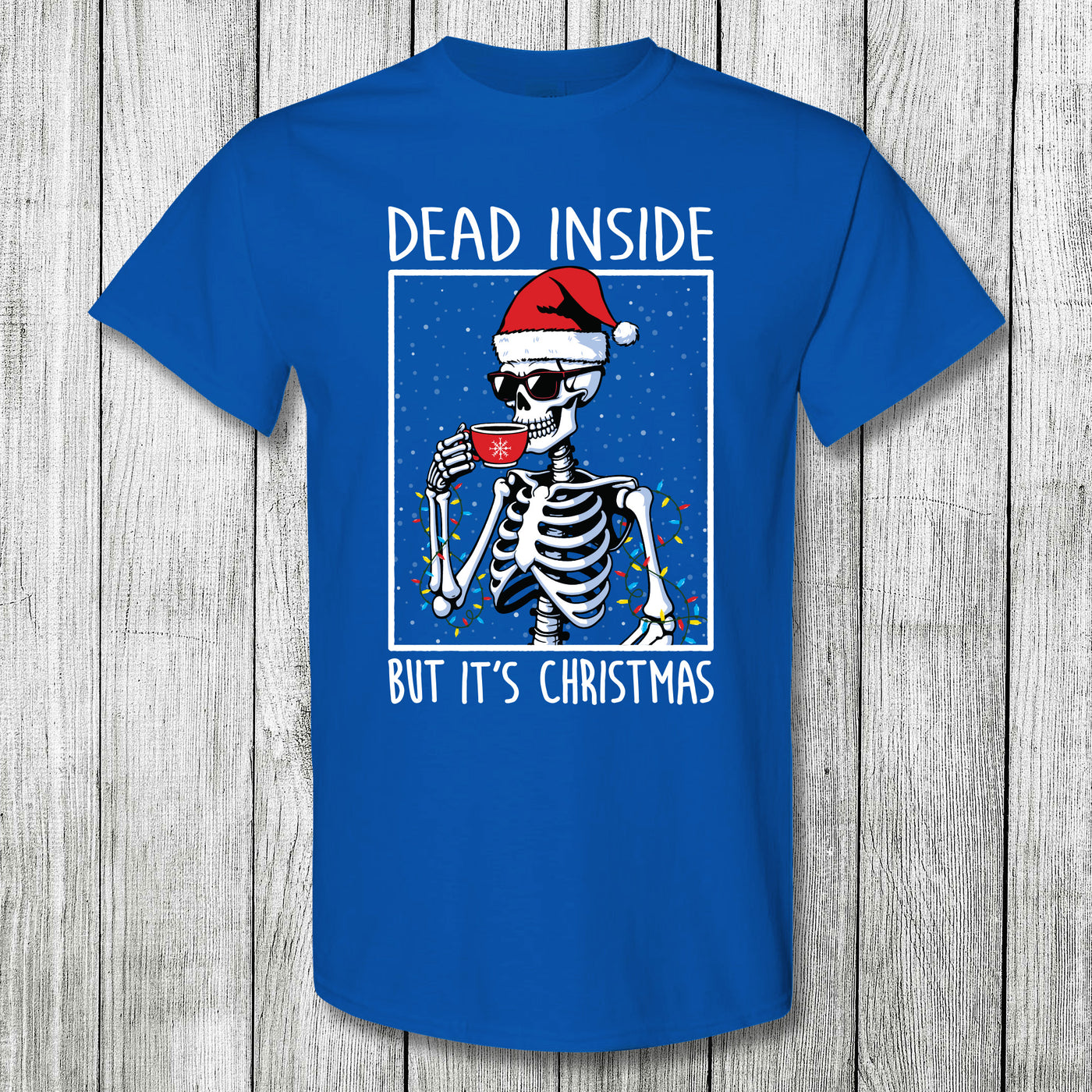 Daydream Tees Dead Inside But It's Christmas