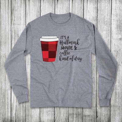 Daydream Tees Hallmark Movie & Coffee Long Sleeve