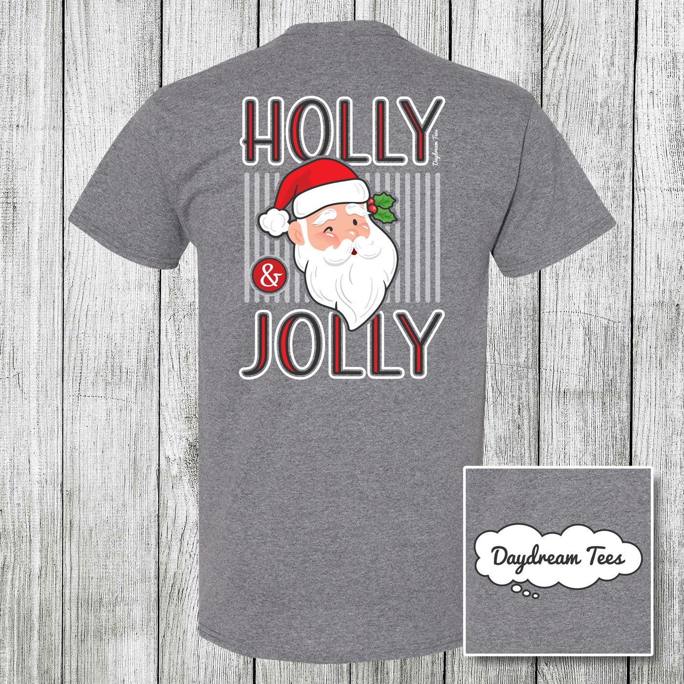 Daydream Tees Holly & Jolly