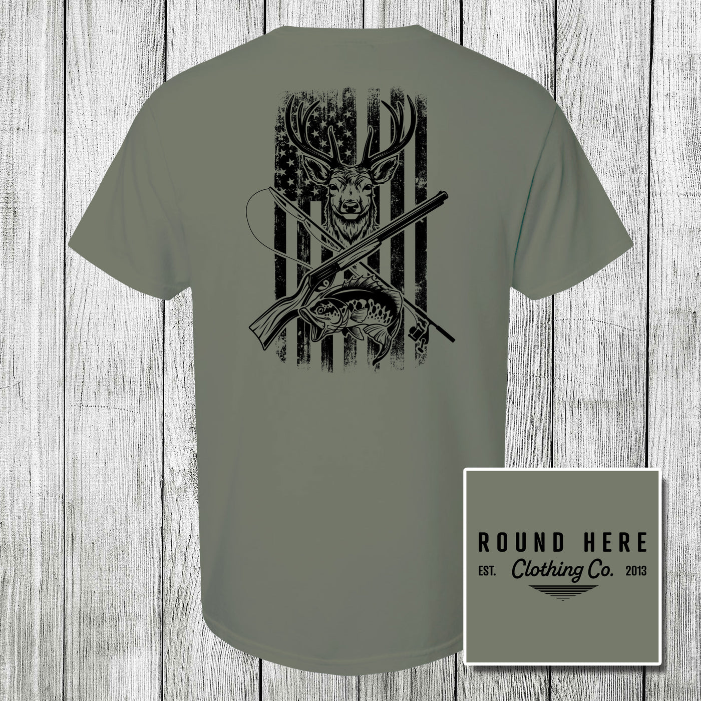 'Round Here Clothing Huntin and Fishin