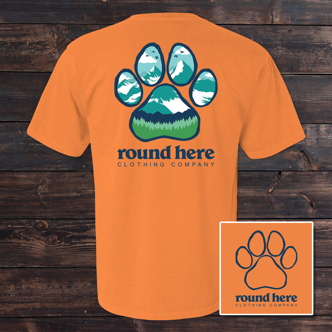 'Round Here Clothing Pawscapes