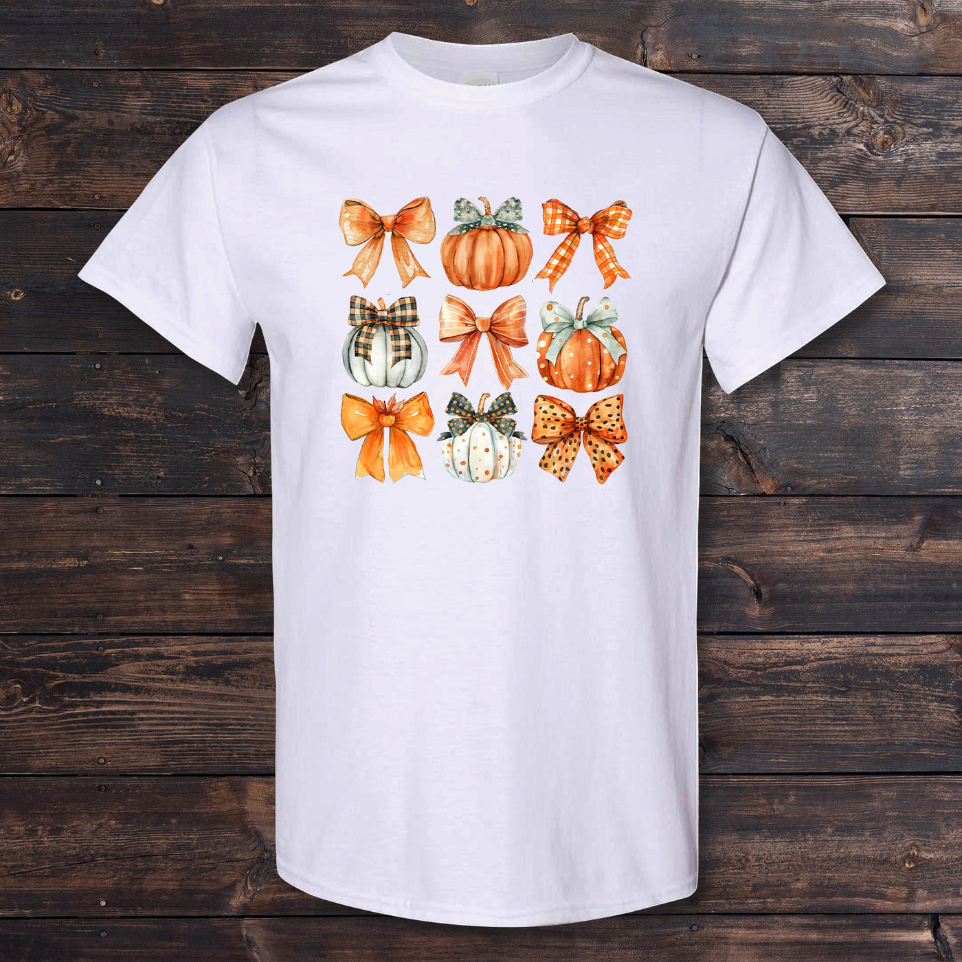 Daydream Tees Pumpkins and Bows