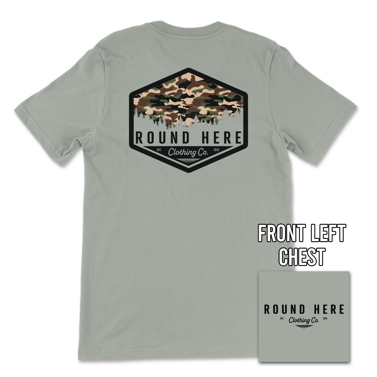 'Round Here Clothing Old School Camo