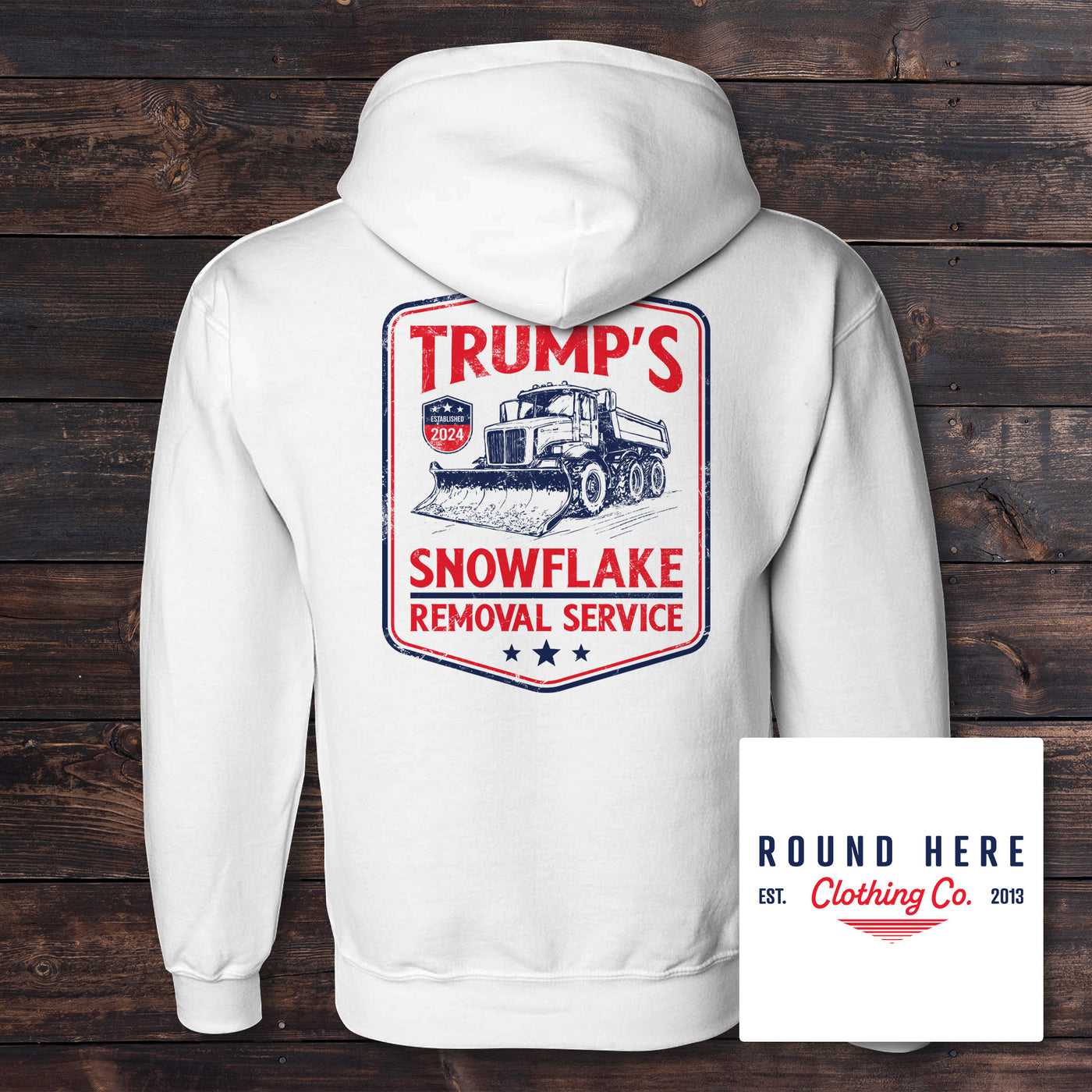 'Round Here Clothing Snowflake Removal Service