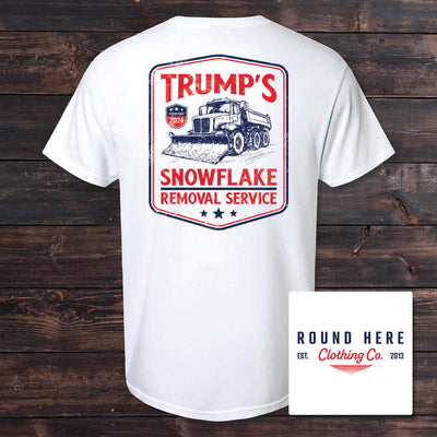 'Round Here Clothing Snowflake Removal Service