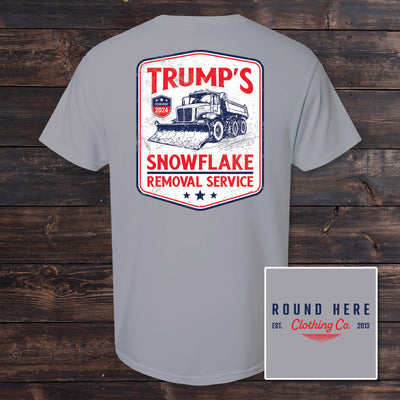 'Round Here Clothing Snowflake Removal Service