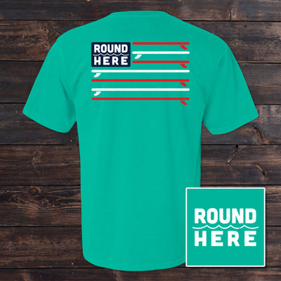 'Round Here Clothing Surfin' Flag