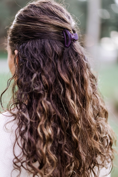 Open Hair Clip | Burgundy Bliss