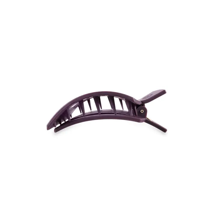 Teleties Square Flat Hair Clip Burgundy Bliss