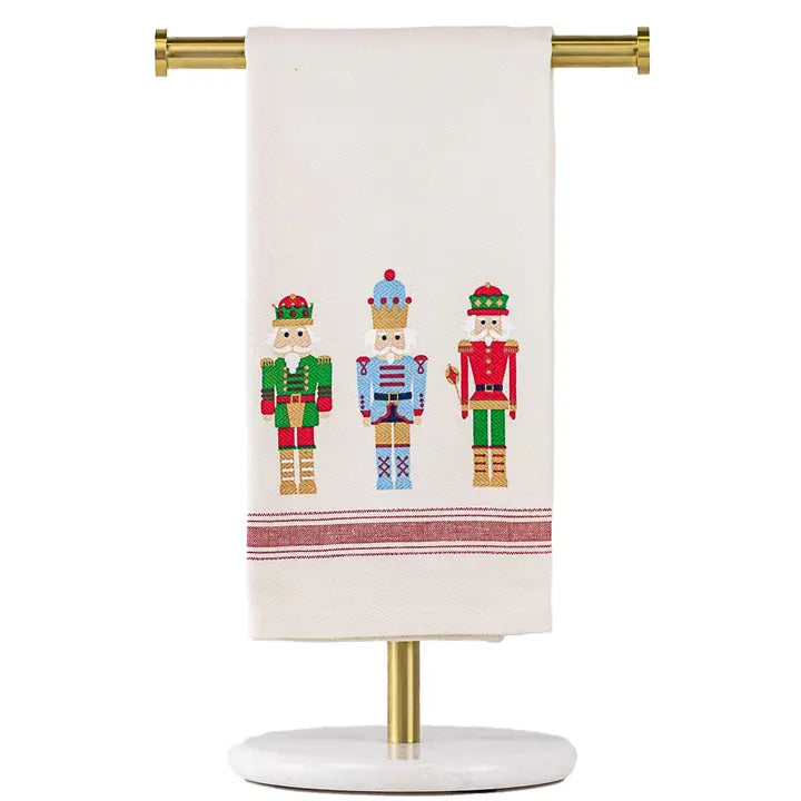 Nutcracker March Hand Towel Cream/Multi 20x28