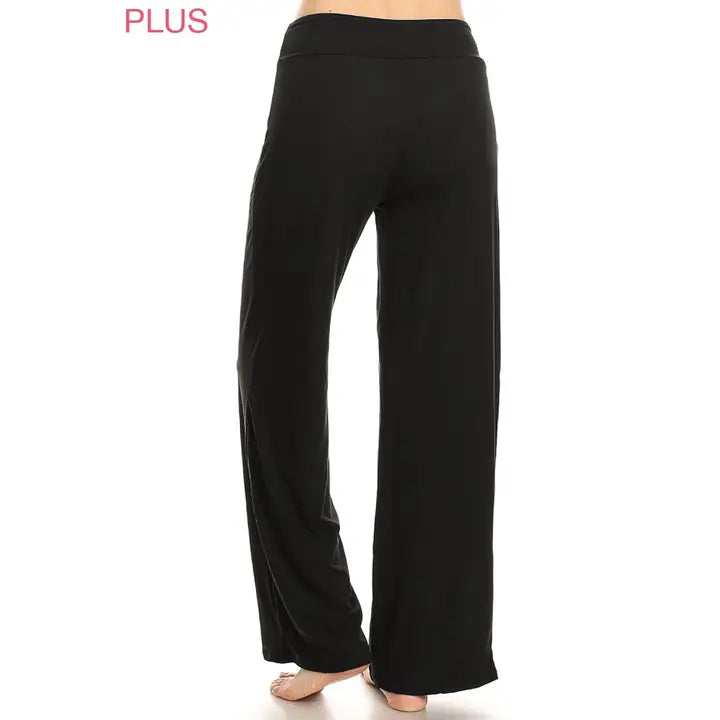 Plus Size Buttery Soft Pajama Pants with Drawstring