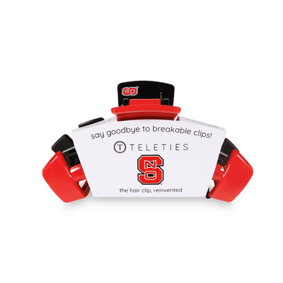 Teleties Classic College Hair Clip | N.C. State Univ.