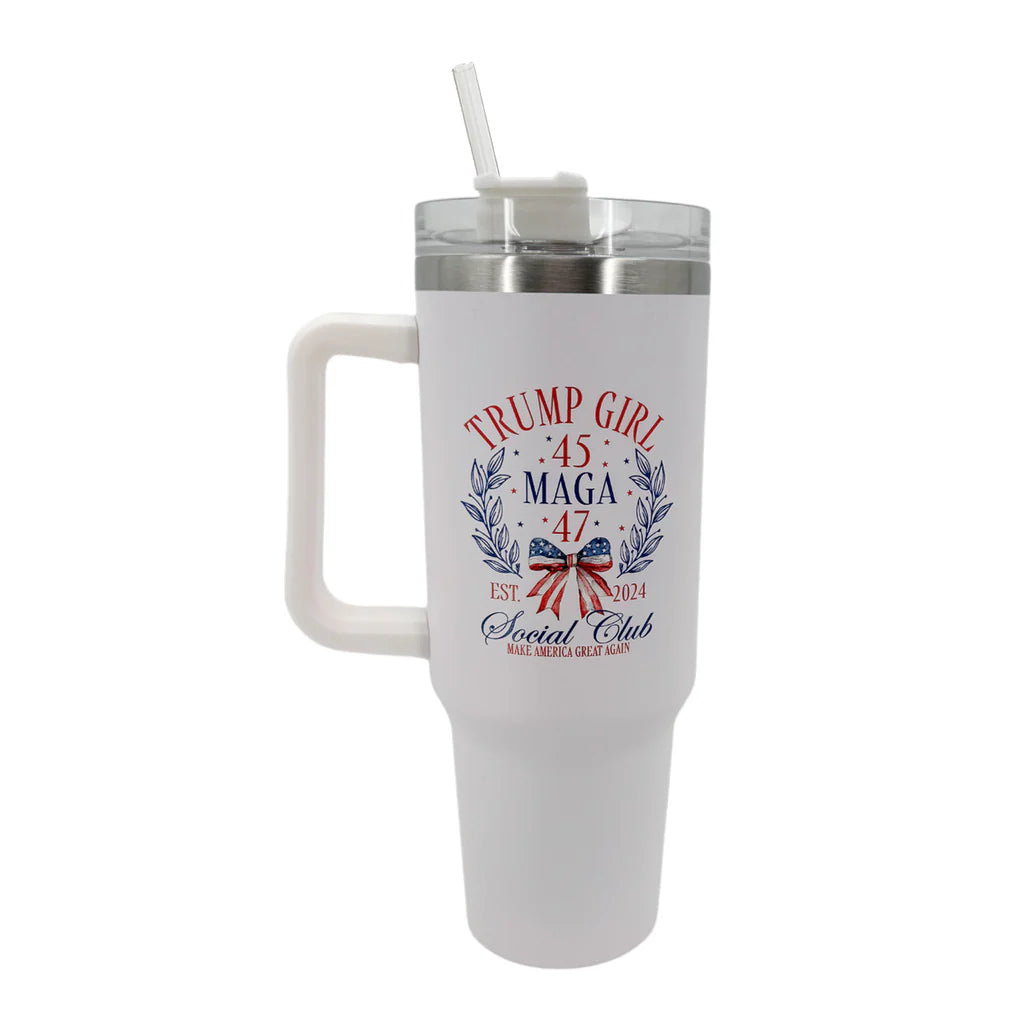 Girlie Girl Originals Morgan Tumbler TRUMP GIRL SOCIAL CLUB