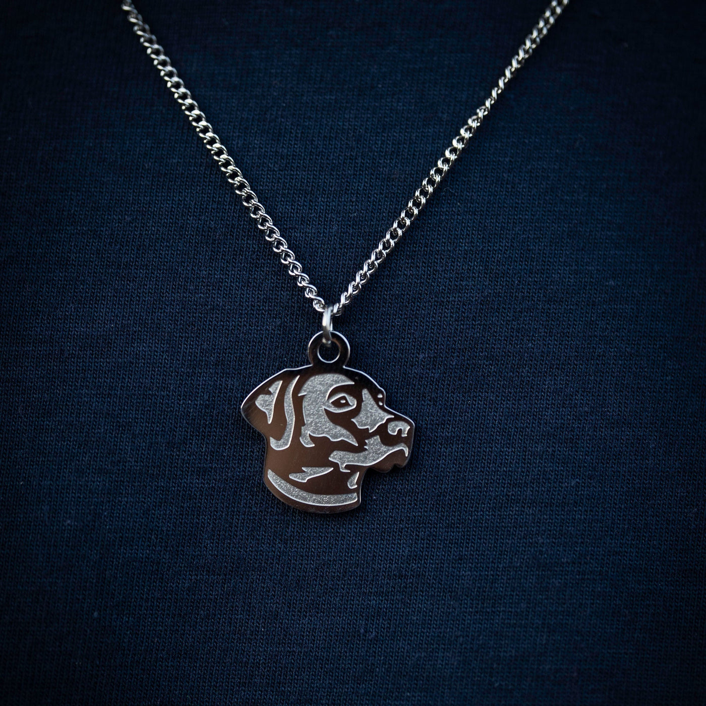 Dog - Stainless Steel Necklace and Pendant