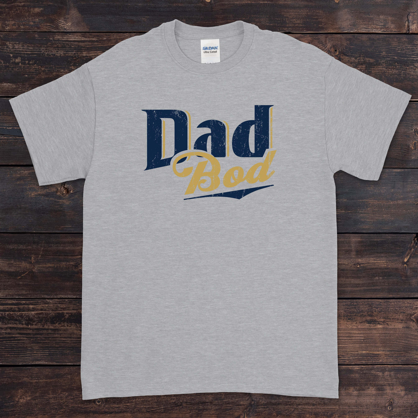 Daydream Tees Dad Bod Sport Grey