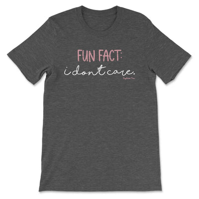 Daydream Tees Fun Fact Dark Heather