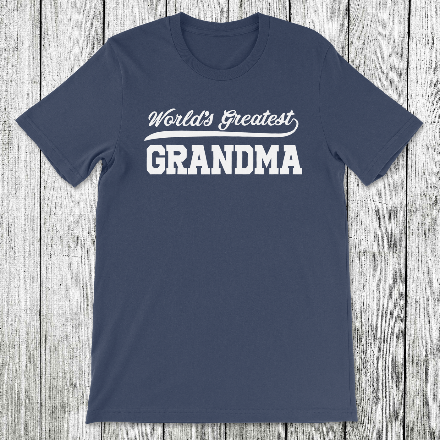 Daydream Tees World's Greatest Grandma Navy