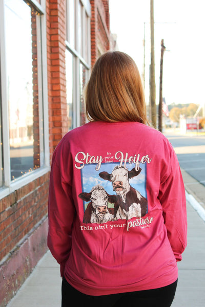 Daydream Tees Stay In Your Lane Heifer Long Sleeve