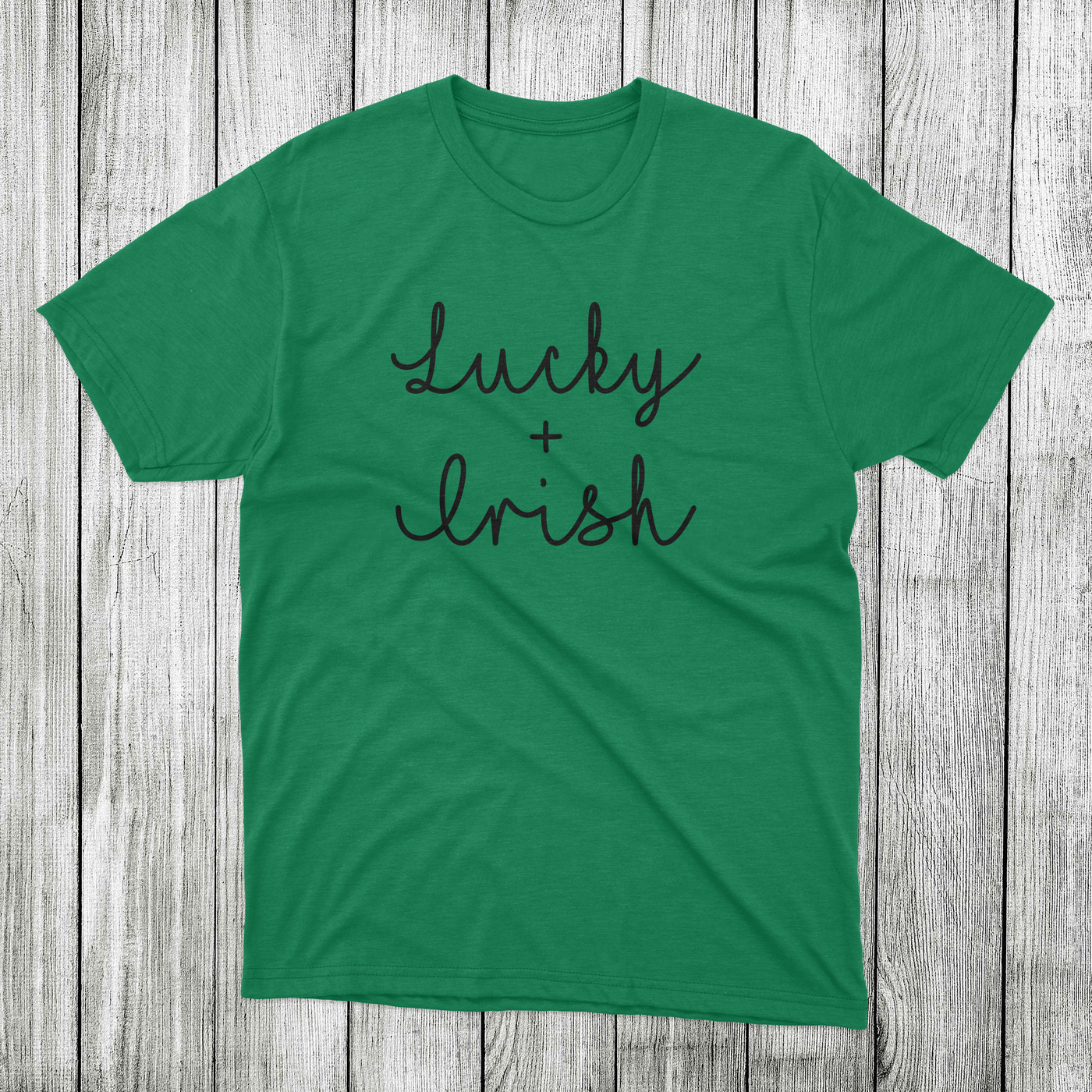 Daydream Tees Lucky + Irish Kelly Green