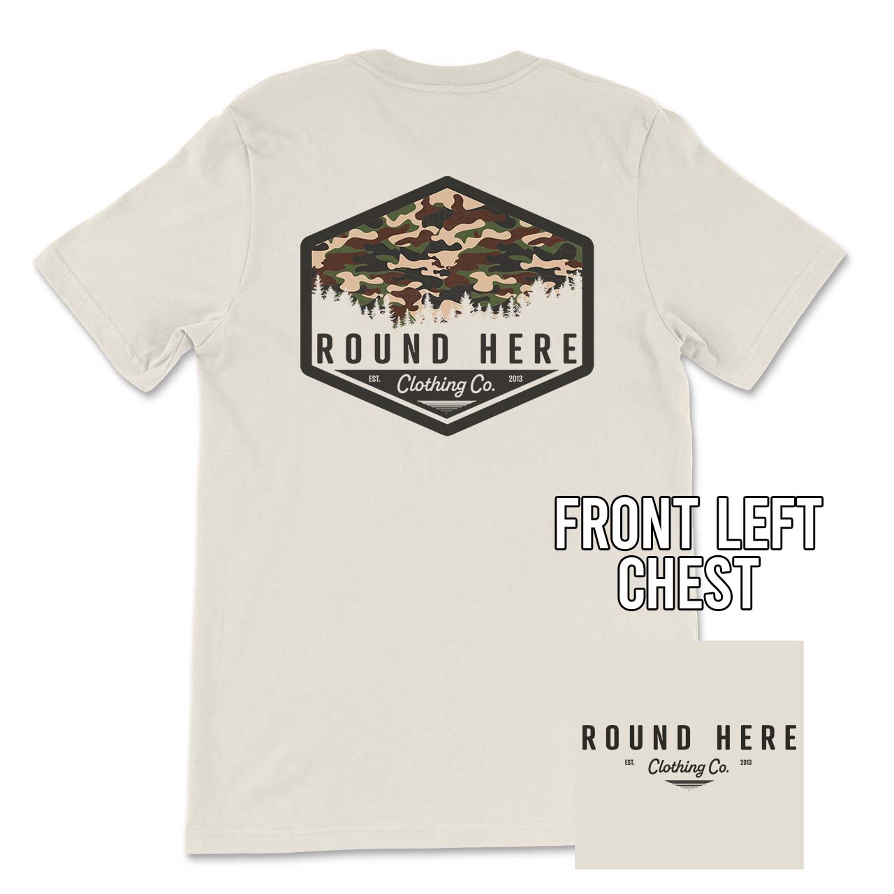 'Round Here Clothing Old School Camo