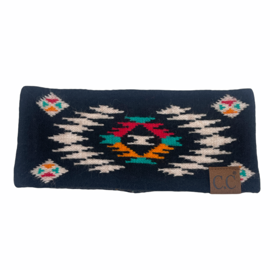 Girlie Girl Originals Aztec Headwrap - Black