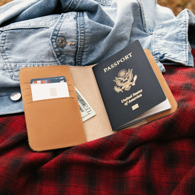 Leather Passport Wallet